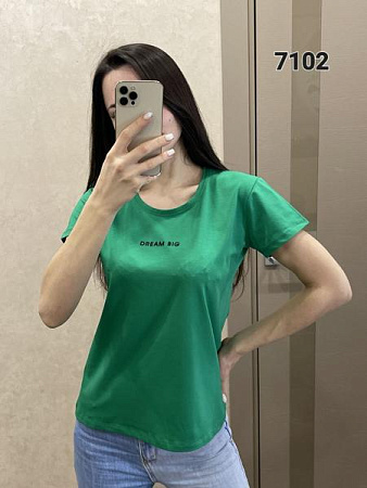 Футболка Fsn 7102 green - делук