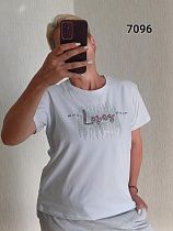 Футболка Fsn 7096 white - делук