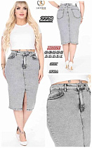Юбка Maxim Jeans 2228 l.grey - делук