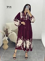 Платье Fsn 711 wine - делук