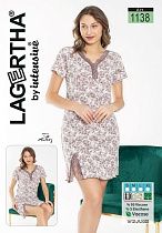Ночнушка Cotpark 1138 beige - делук