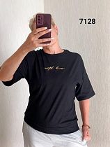 Футболка Fsn 7128 black - делук