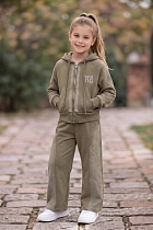 Костюм Спорт Delfinka 8601 khaki - делук