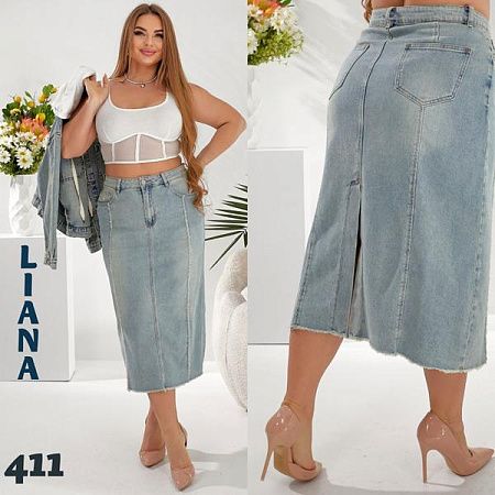 Юбка Beki 411 l.blue - делук