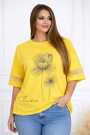 Футболка Elena&Vika 26035 yellow - делук