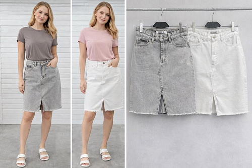 Юбка X-Ray 8320 white - делук