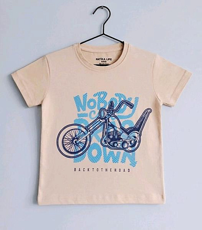 Футболка Dino DN327 beige - делук