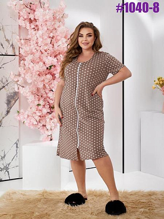 Халат Bat 1040-8 brown - делук