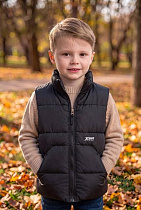 Жилетка Delfinka 601-1 black - делук