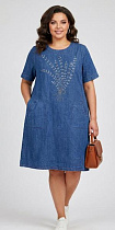 Платье Julia JL1243 blue - делук