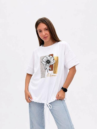 Футболка Fsn 6569 white - делук