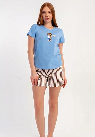 Пижама Trikotag T93 l.blue - делук