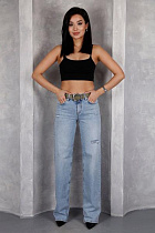 Джинсы Maxim Jeans 3347 l.blue - делук