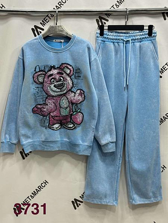 Костюм Спорт Met&March 3731 l.blue - делук