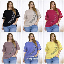 Футболка Elena&Vika 26036 yellow - делук