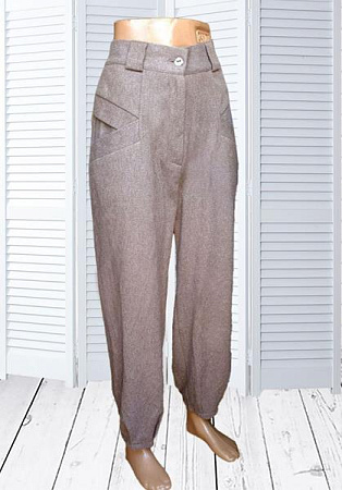 Штаны H&S 151 brown - делук