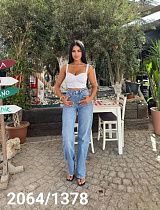 Джинсы Jeans Style 2064-1378 l.blue - делук