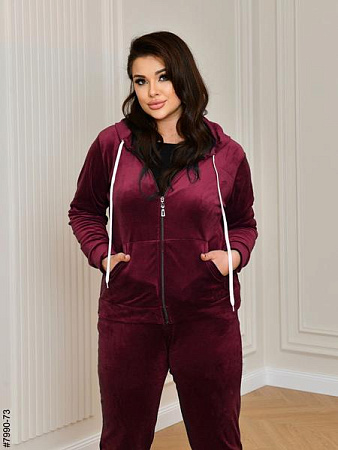 Костюм Спорт Odesaopt 7990-73 wine - делук