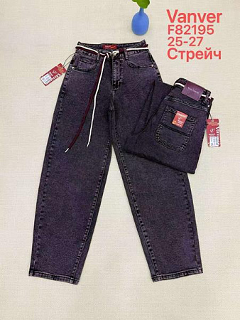 Джинсы Vanver F82195 navy - делук
