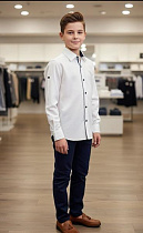 Рубашка Mary Poppins 7216 white - делук