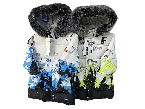 Куртка Farbique F375 white-blue Куртка Farbique F375 white-blue - делук