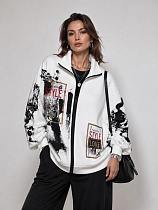 Кофта Спорт Immei D2262 white - делук