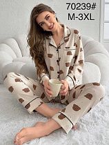 Пижама Brilliant 70239 beige - делук