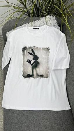 Футболка Julia JL29 white - делук