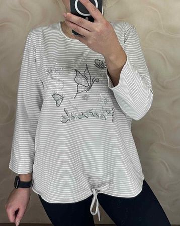 Свитер Levisha 27056 l.grey - делук