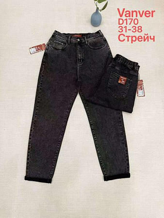 Джинсы Vanver D170 d.grey - делук