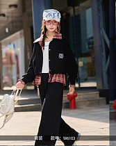 Костюм Delfinka 6103 black - делук