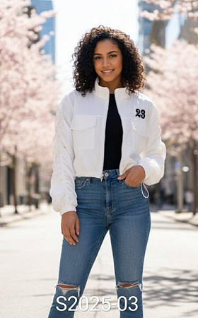 Ветровка Met&March S2025-03 white - делук