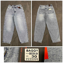 Джинсы Lili B0330-2 l.blue - делук