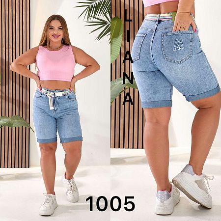 Шорты Liana Denim 1005-1 l.blue - делук