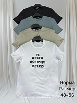 Футболка Hai H1447 grey - делук