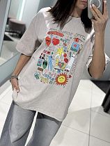 Футболка Comod 8171 l.grey - делук