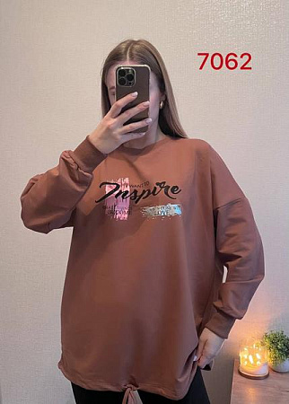 Свитер Fsn 7062 brown - делук