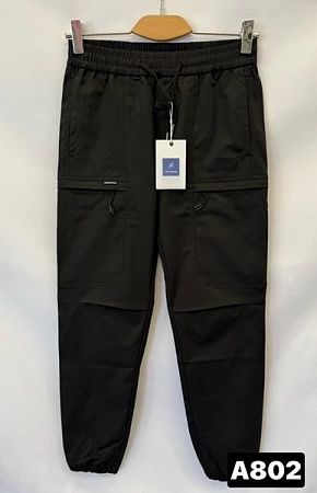 Штаны Спорт Ale-Ate A802 black - делук