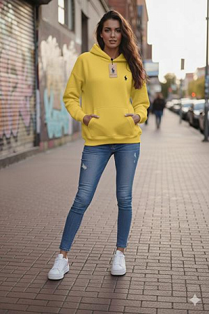 Худи Newe N31 yellow - делук