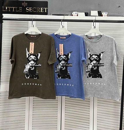 Футболка Little Secret TR151 l.grey - делук