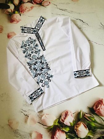 Вышиванка Moda School M95 white - делук