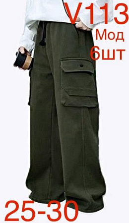 Штаны Надийка ND280-V113 khaki - делук