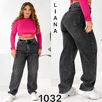 Джинсы Liana Denim 1032 d.grey - делук