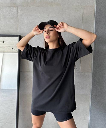 Футболка Arina 4141 black - делук