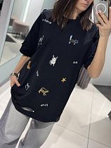 Футболка Comod 25396-21 black - делук