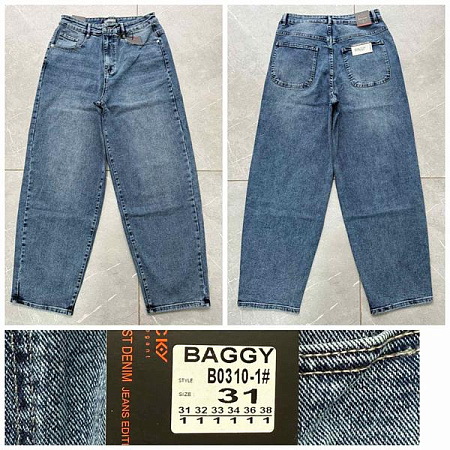 Джинсы Relucky B0310-1 blue - делук