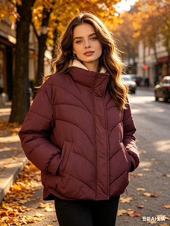 Куртка Jacket B3320 wine - делук