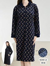 Халат Anion 901-23 navy - делук