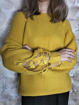 Свитер Kosta 5117 yellow - делук