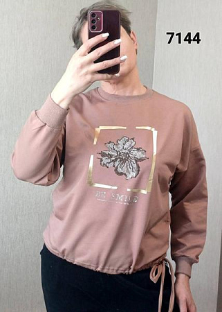 Свитер Fsn 7144 d.beige - делук